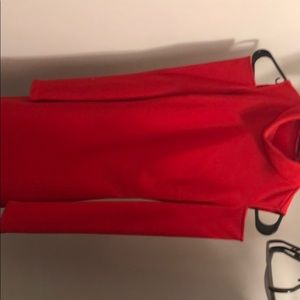 Express red dress